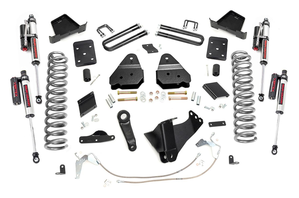 Ford F-250 Super Duty Suspension Lift Kit - Rough Country - 6 Inch Lift Kit | Diesel | OVLD | Vertex - '15-'16